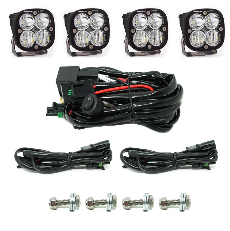 Ford Ranger Light Kit - Front - Baja Designs - Squadron Sport - 2019 Ford Ranger Light Kit - Front - Baja Designs - Squadron Sport - 2019